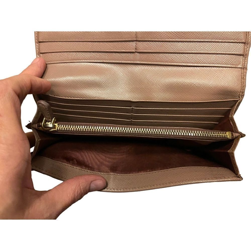 Prada Leather Wallet - Pink - Picture 6 of 9